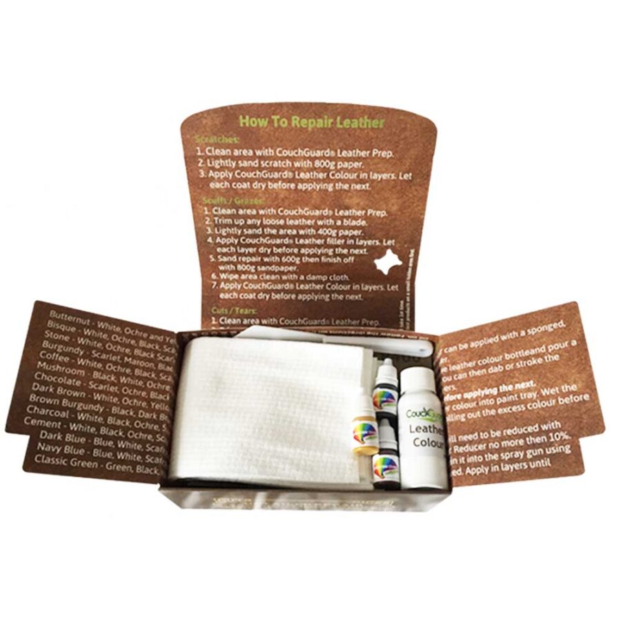 Repair kit & leather colouring